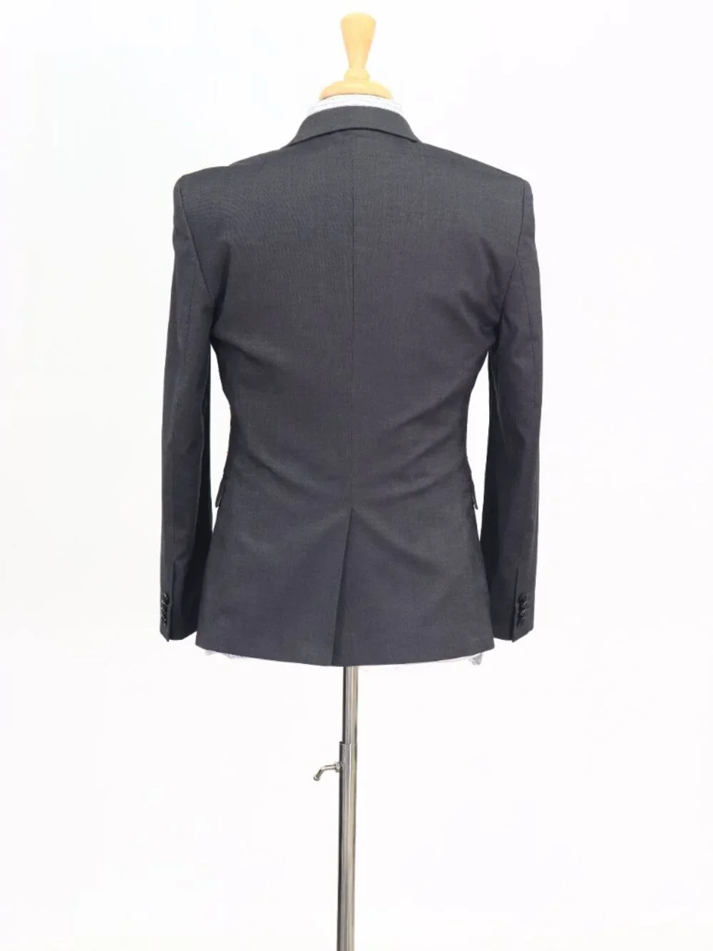 Express 36S Gray Blazer Sport Coat Jacket 2-Button Solid W867